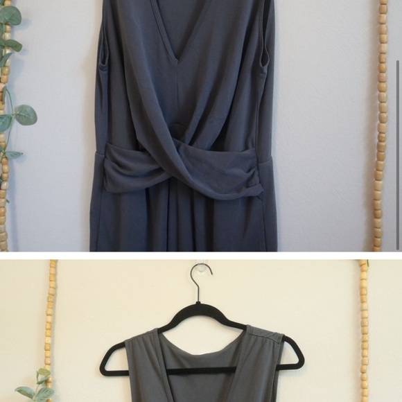 Fabletics Cristyn Wide-Leg Jumpsuit Gray Size XL - Picture 3 of 10